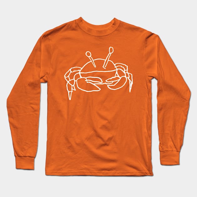 Another Cool Crab Long Sleeve T-Shirt by Wolf Shop